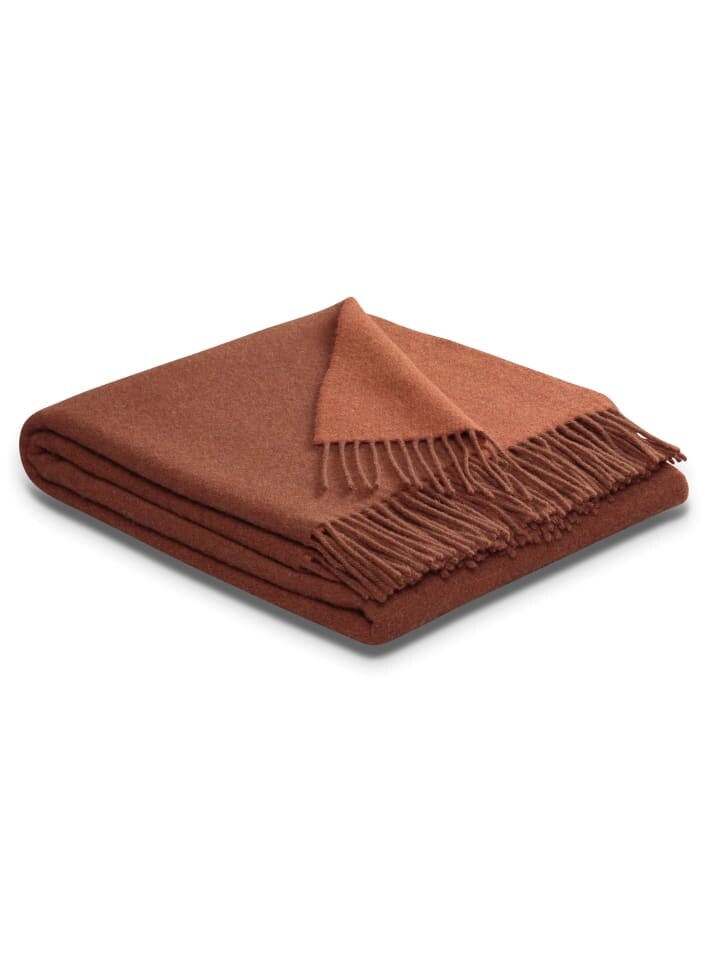 

Одеяло biederlack Wohn Kaschmirplaid, цвет rost-terracotta