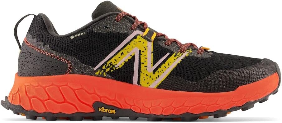Мужские кроссовки New Balance Fresh Foam X Hierro V7, Blacktop/Neon Dragonfly/Hot Marigold — фото 3