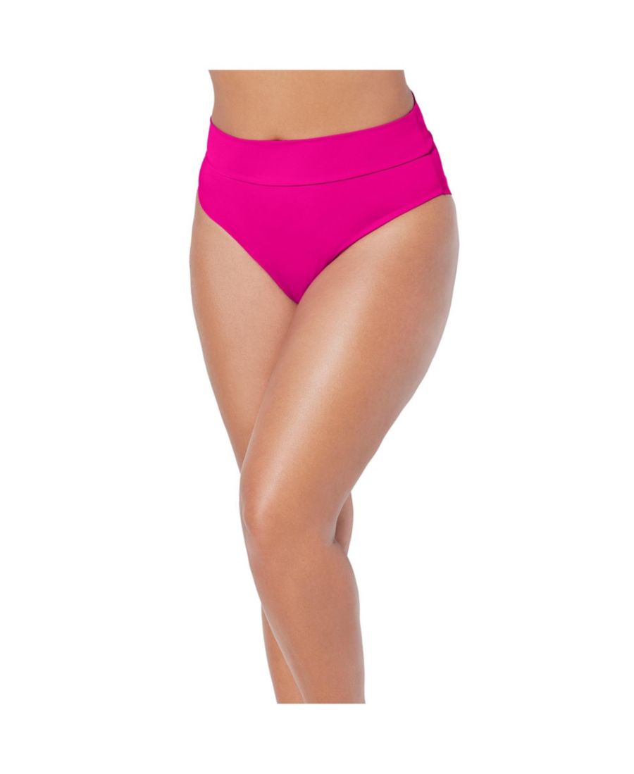 

Женские трусики с высокой талией и присборенной талией Swimsuits for All, Fruit punch