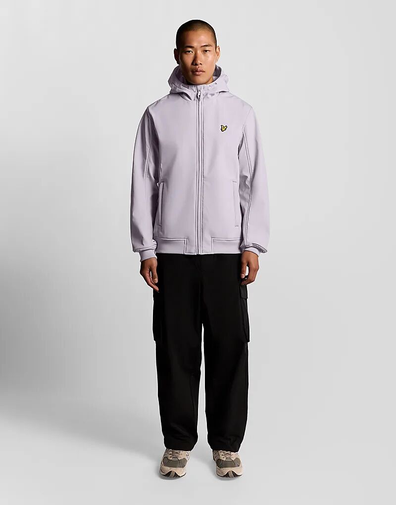 

Куртка Lyle & Scott с флисовой спинкой, цвет пепельно-сиреневый