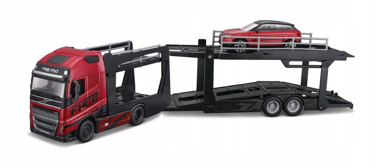 

Эвакуатор Volvo Fh16 + Land Rover Lrx 1:43 Bburago