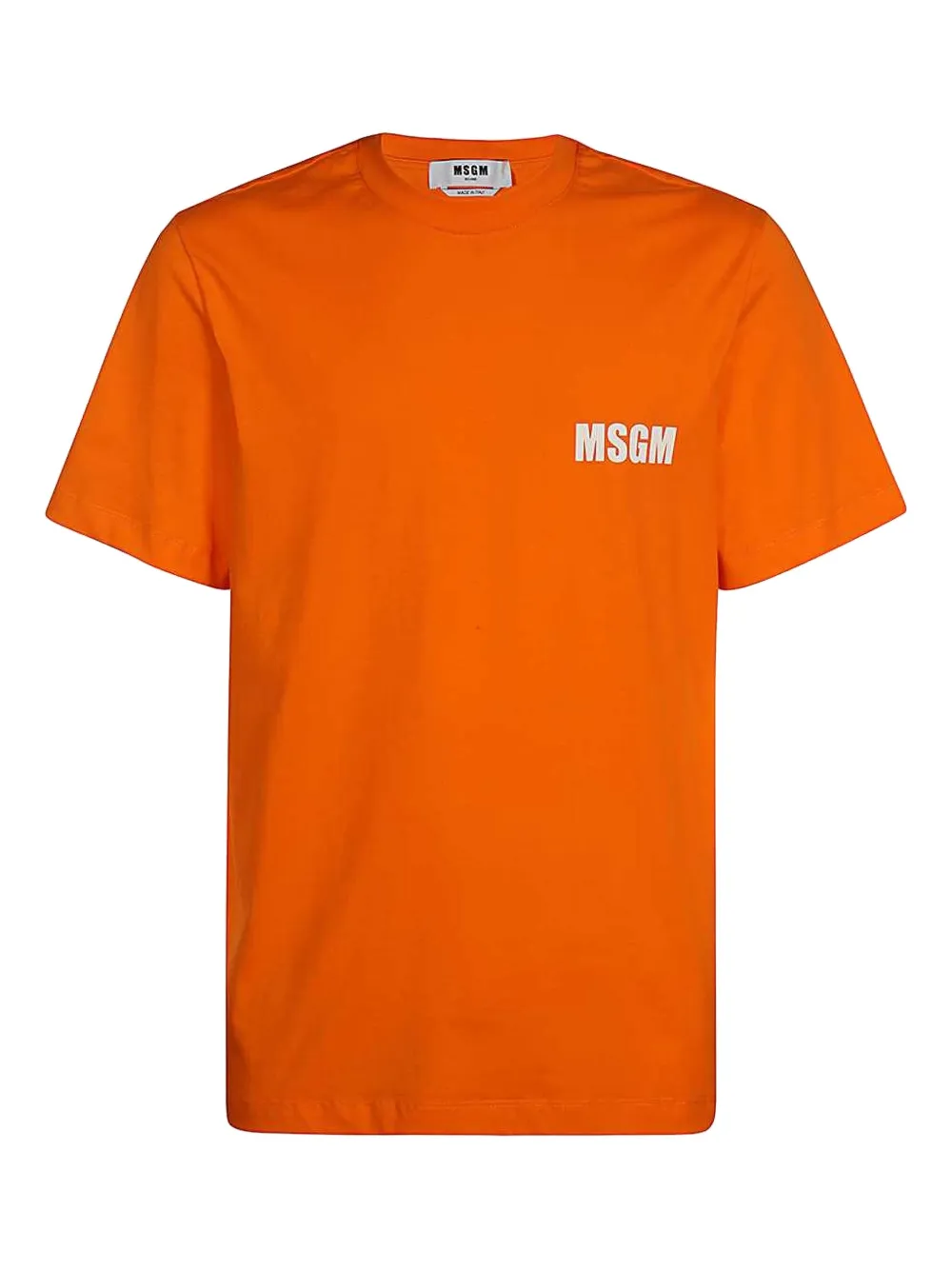 

Хлопковая футболка с логотипом MSGM, оранжевый