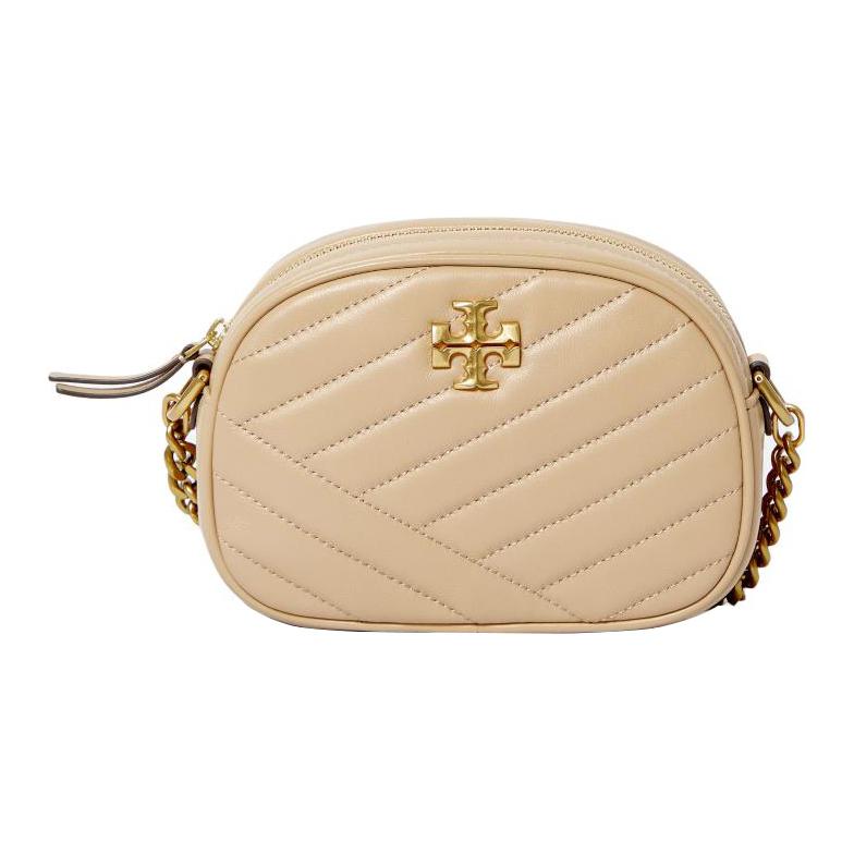 

TORY BURCH Сумка через плечо Kira из кожи, женская, небольшого размера, телесно-розового цвета