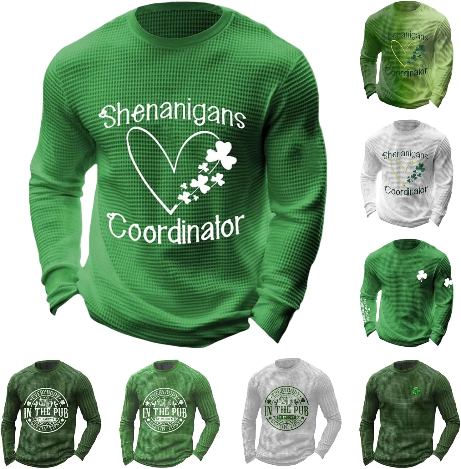 

Футболка мужская Plus Size с принтом ко Дню Святого Патрика