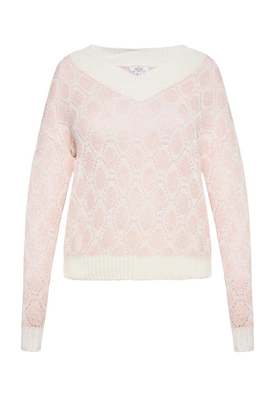 

Свитер usha FESTIVAL, цвет Light pink/White