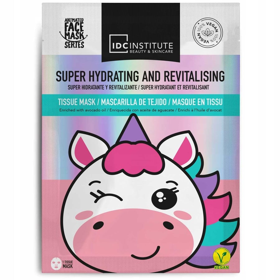 

Институт IDC, Суперувлажняющая веганская тканевая маска для лица Unicorn