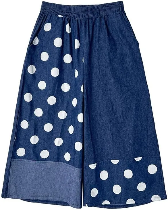 

Duberess женские свободные укороченные джинсы в стиле пэчворк