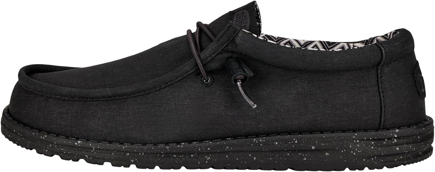 

Мужские лоферы HEYDUDE Wally Stretch из текстиля, Удобная легкая обувь без шнурков для мужчин, Для повседневной носки, прогулок и путешествий, черный