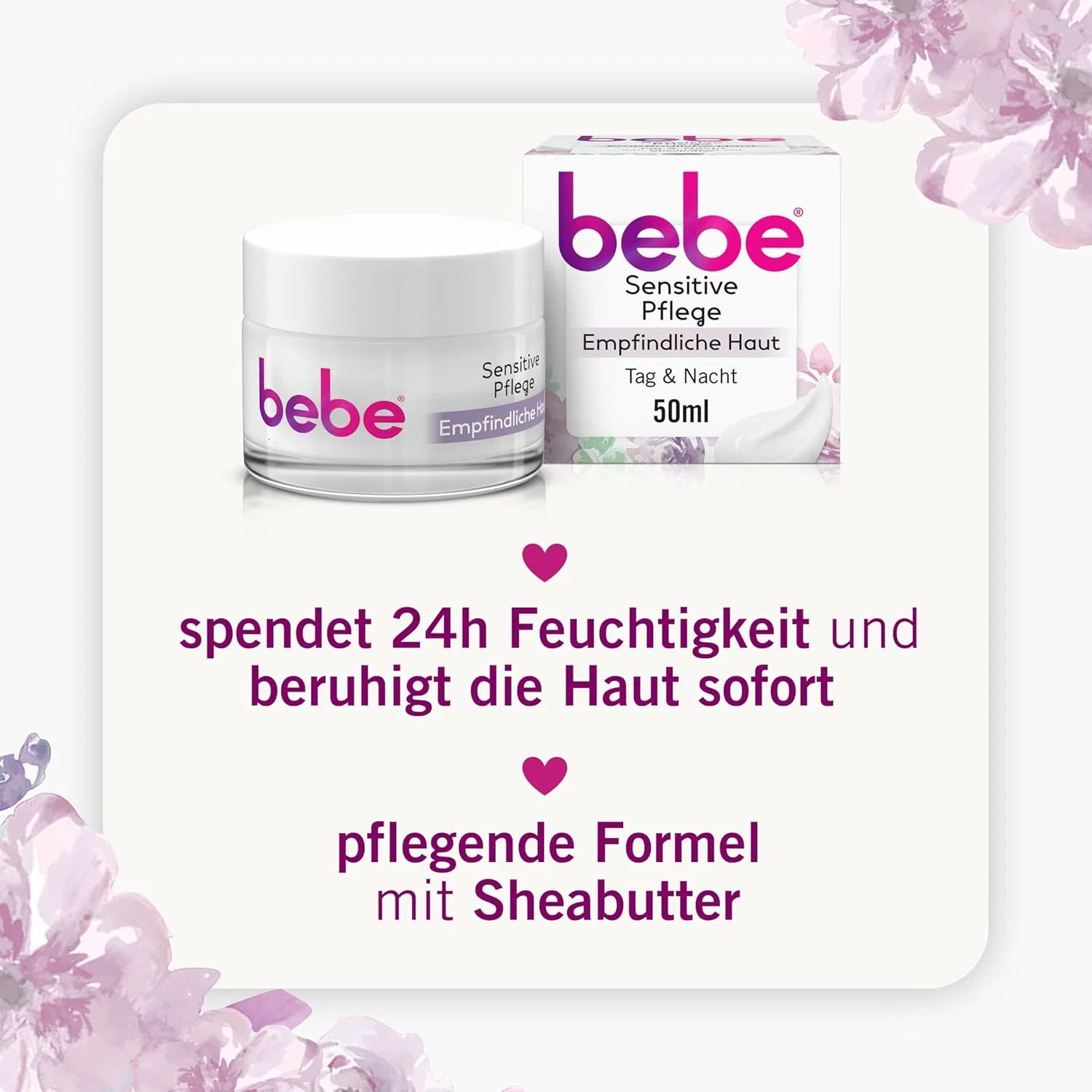 Увлажняющий крем для чувствительной кожи «Sensitive Care» от bebe Bebe — фото 4