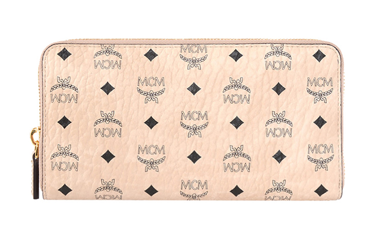 

MCM Visetos искусственная кожа клатч-кошелек малый женский розовый