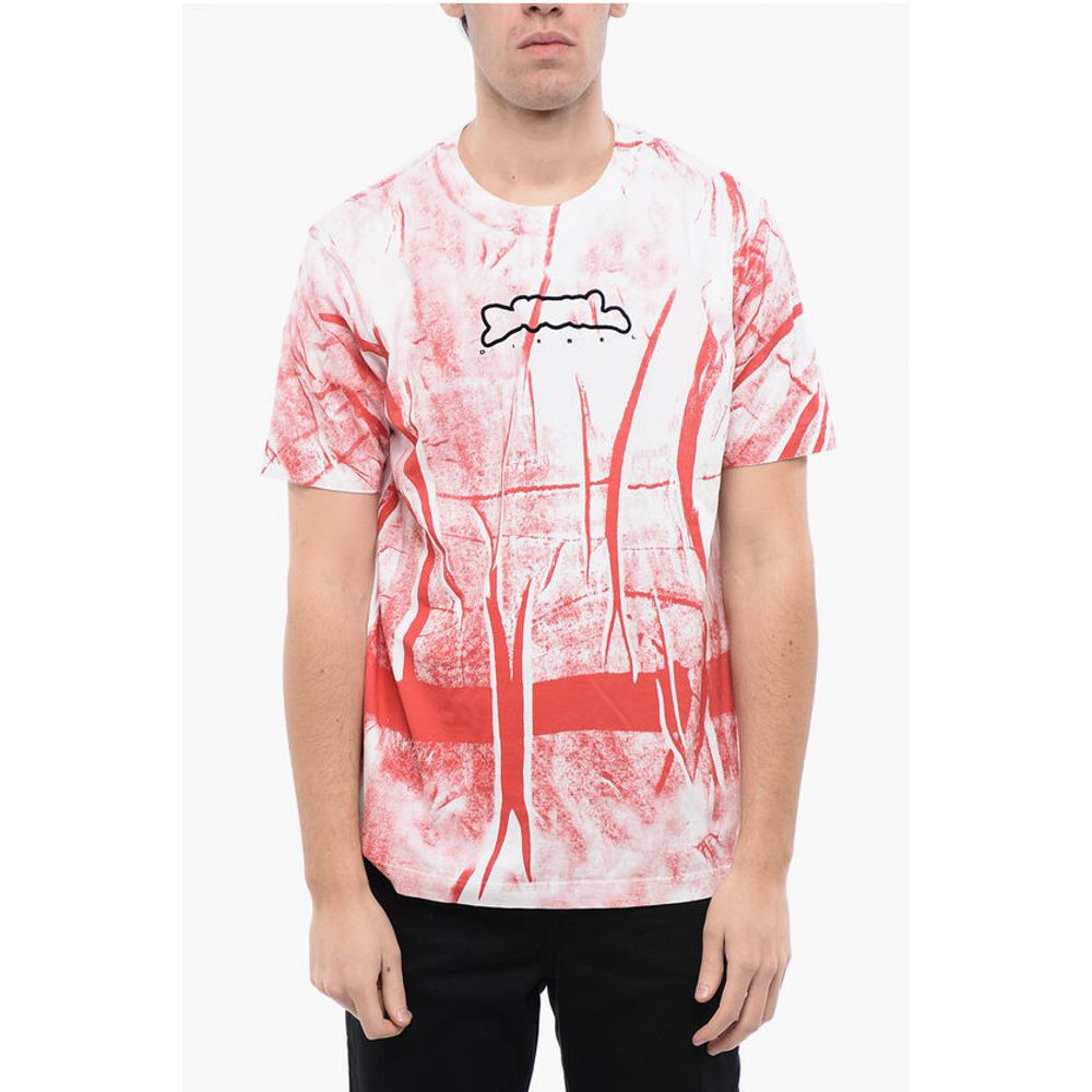 

Футболка с круглым вырезом RED TAG Wrinkled Effect T-JUST-N3 Diesel, White