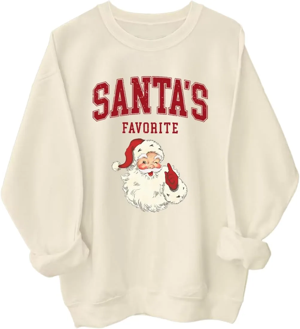 

Рождественский свитшот для женщин, Santa Sweatshirt Niaday