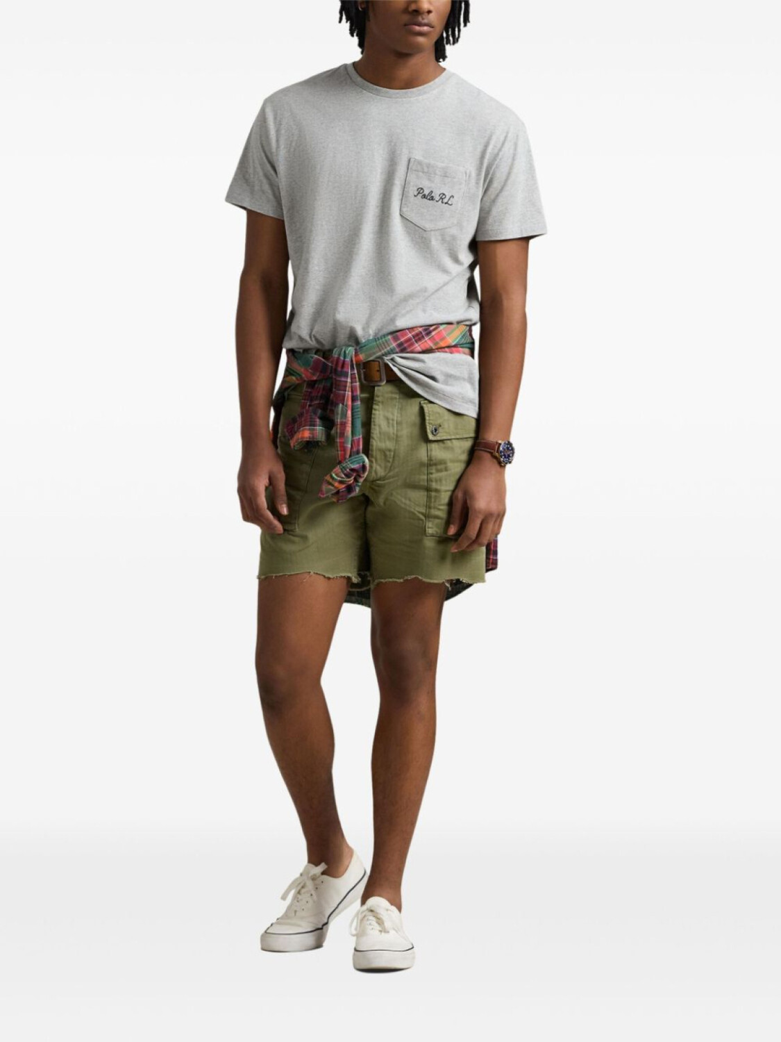 Polo Ralph Lauren футболка с принтом Polo Bear, серый — фото 2