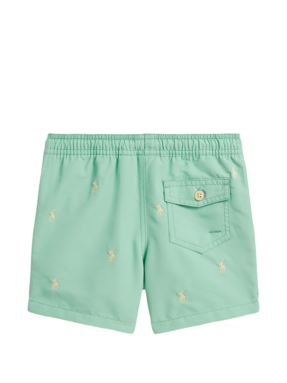 Плавки-шорты с вышивкой Polo Ralph Lauren Kids, зеленый — фото 2