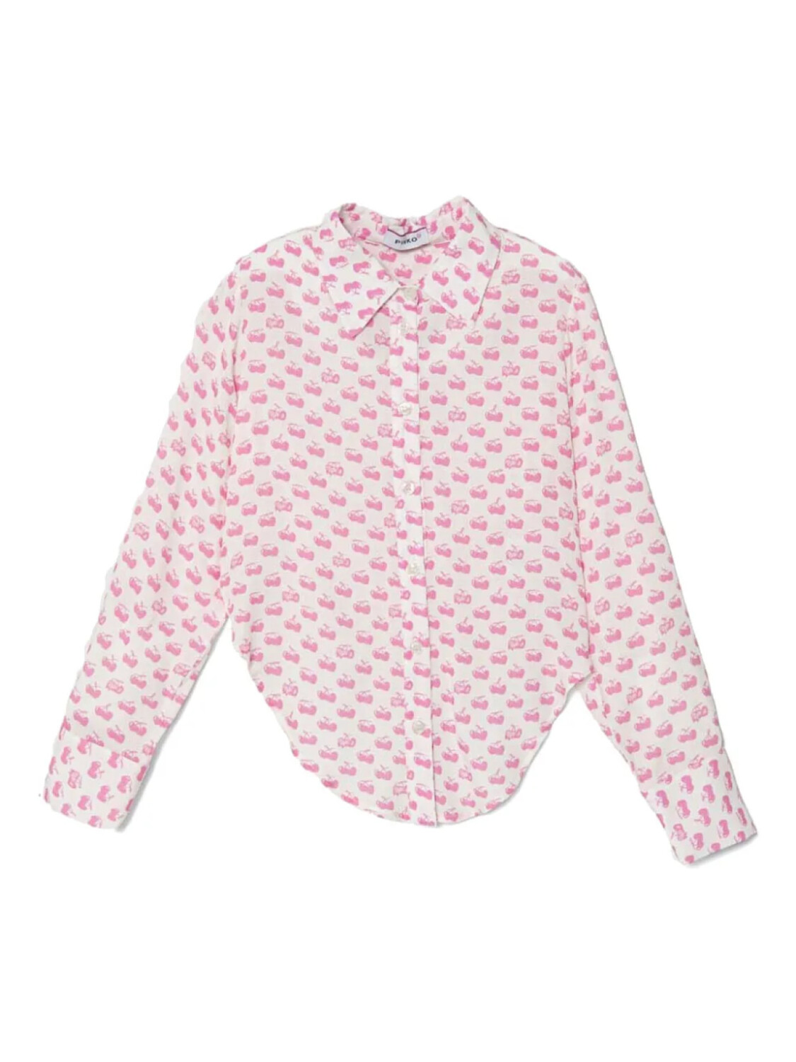 

Футболка Pinko Kids с принтом в виде сердца, розовый