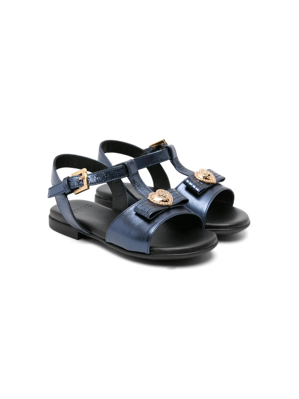 

Сандалии с декором Medusa Versace Kids, синий