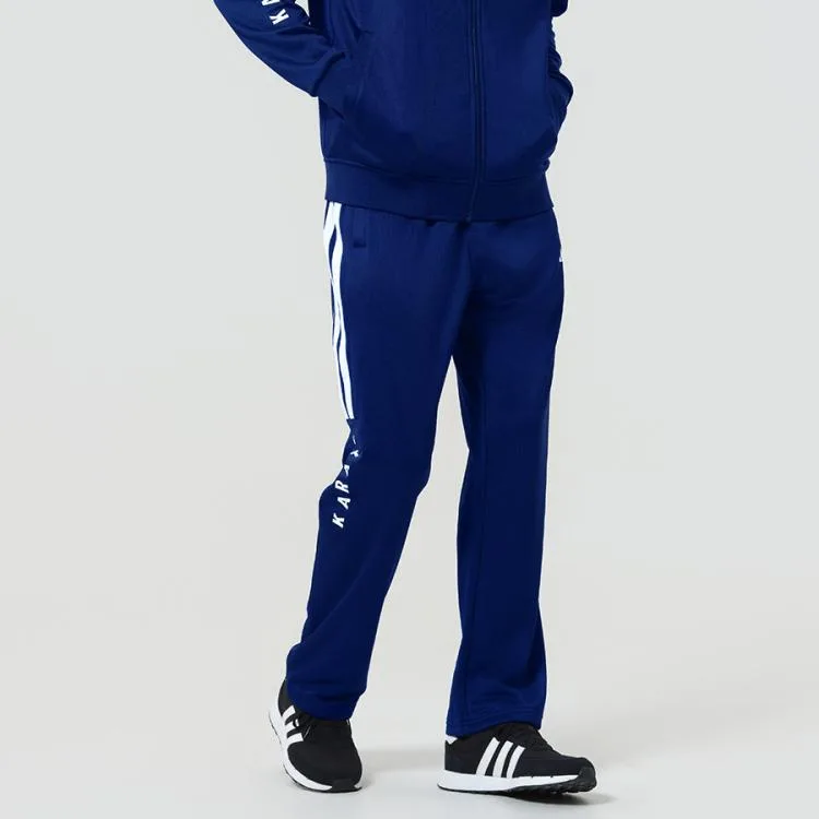 Вязаные спортивные брюки мужские Adidas, темно-синий — фото 4