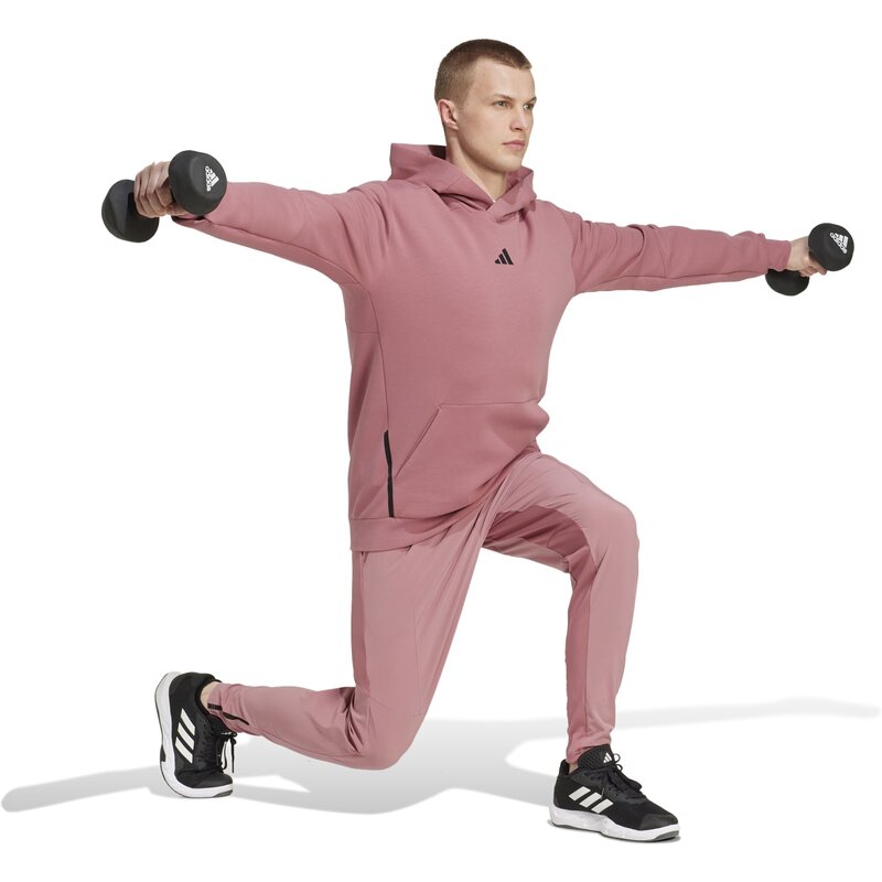 Толстовка с капюшоном, предназначенная для тренировок Adidas, цвет precri — фото 4