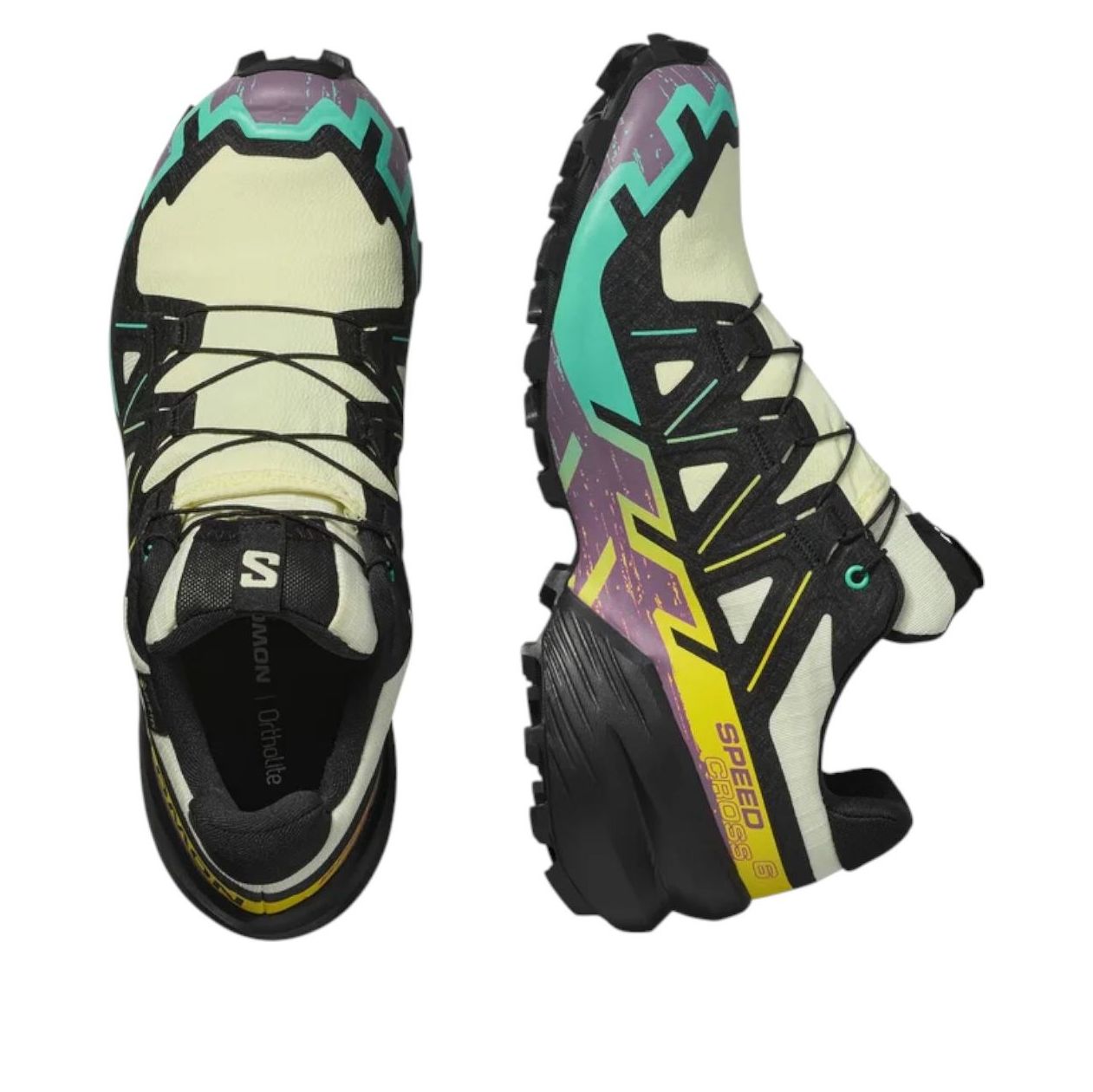 Кроссовки (WMNS) SALOMON Speedcross 6 Gore-Tex 'Transparent Yellow Black' — фото 2