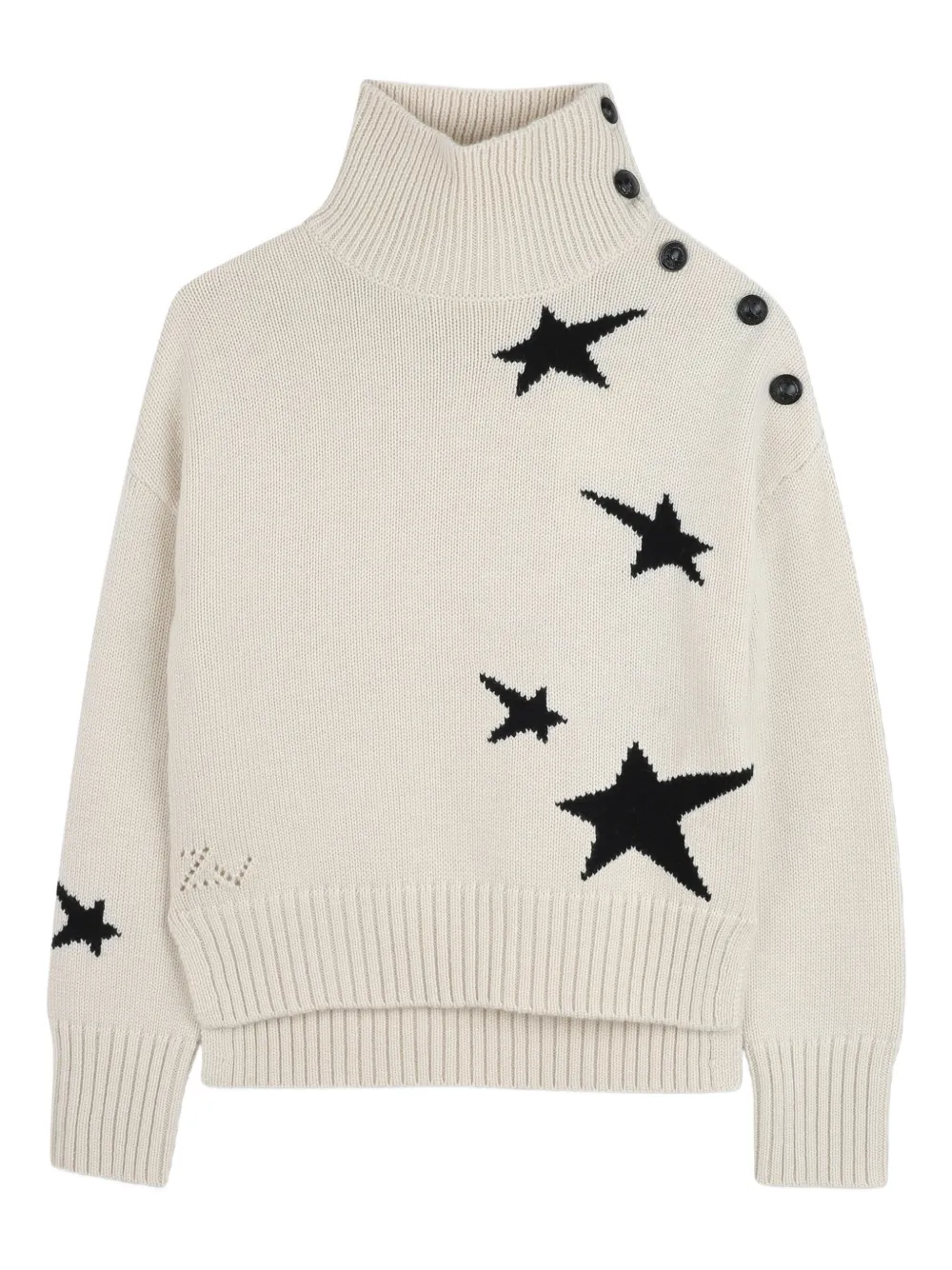 

Свитер с высоким воротником Zadig & Voltaire Kids, нейтральный