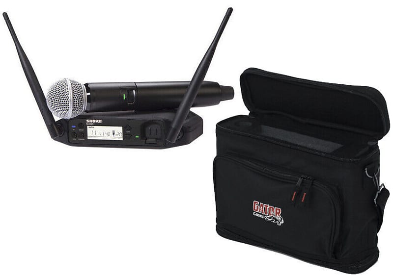 

Микрофон Shure GLXD24+/SM58-Z3 Digital Wireless Handheld System w SM58 Microphone + GM-1W