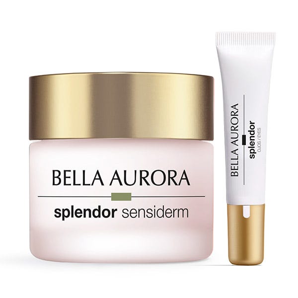 Маска для лица Bella Aurora — Антивозрастной + для кожи вокруг глаз Splendor Sensiderm, 50 мл — фото 3