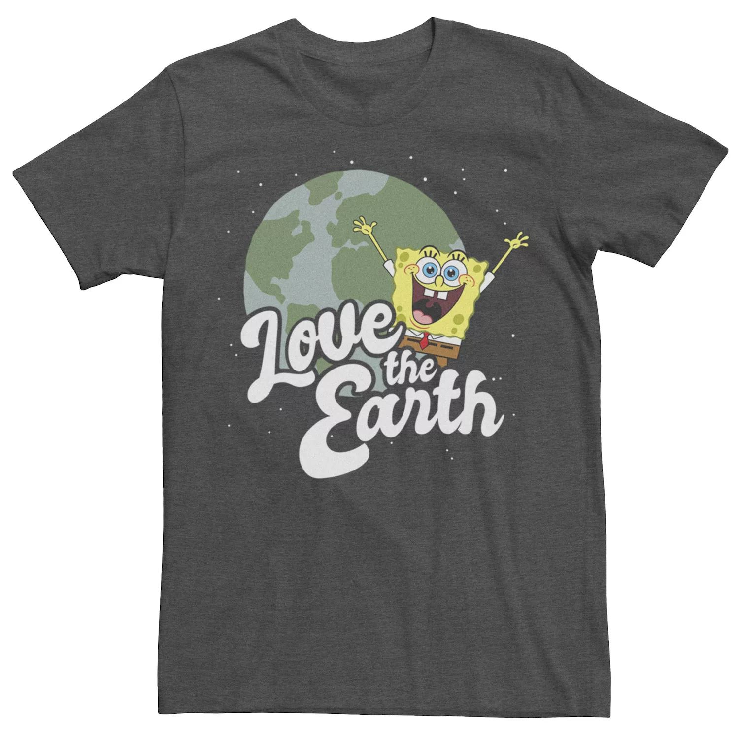 

Мужская футболка «Губка Боб Квадратные Штаны Love The Earth» Licensed Character