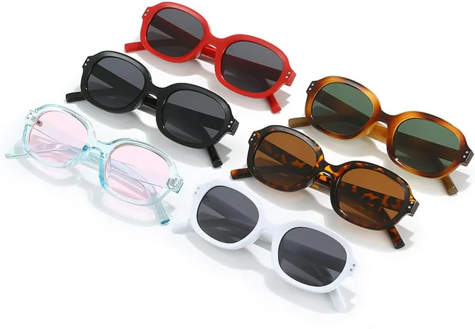 

Женские модные солнцезащитные очки UV400 в стиле ретро с заклепками. Мужские солнцезащитные очки для активного отдыха, темно-зеленые TKKTLLT, Leopard Tea