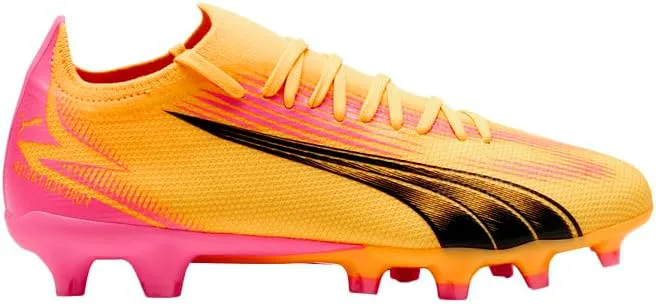 Футбольные бутсы PUMA Men's Ultra Match Firm для искусственного поля, оранжевый — фото 4