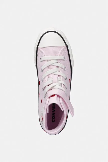 Кеды высокие Chuck Taylor All Star Converse, розовый — фото 4