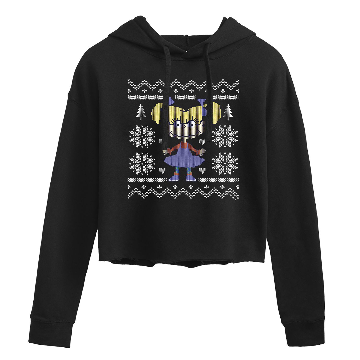 

Укороченное худи Juniors' Rugrats Holiday Angelica Licensed Character