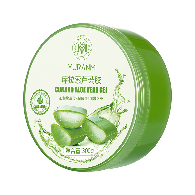 Гель для лица и тела Yuranm Aloe Vera Gel с алоэ вера, 300 г х 2 — фото 2