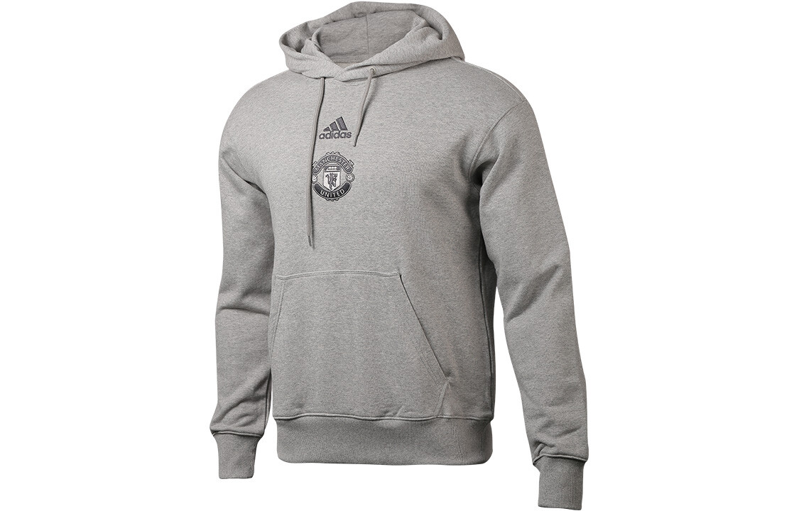 

MANCHESTER UNITED THEATR OF DREAMS Толстовка мужская серая Adidas, серый