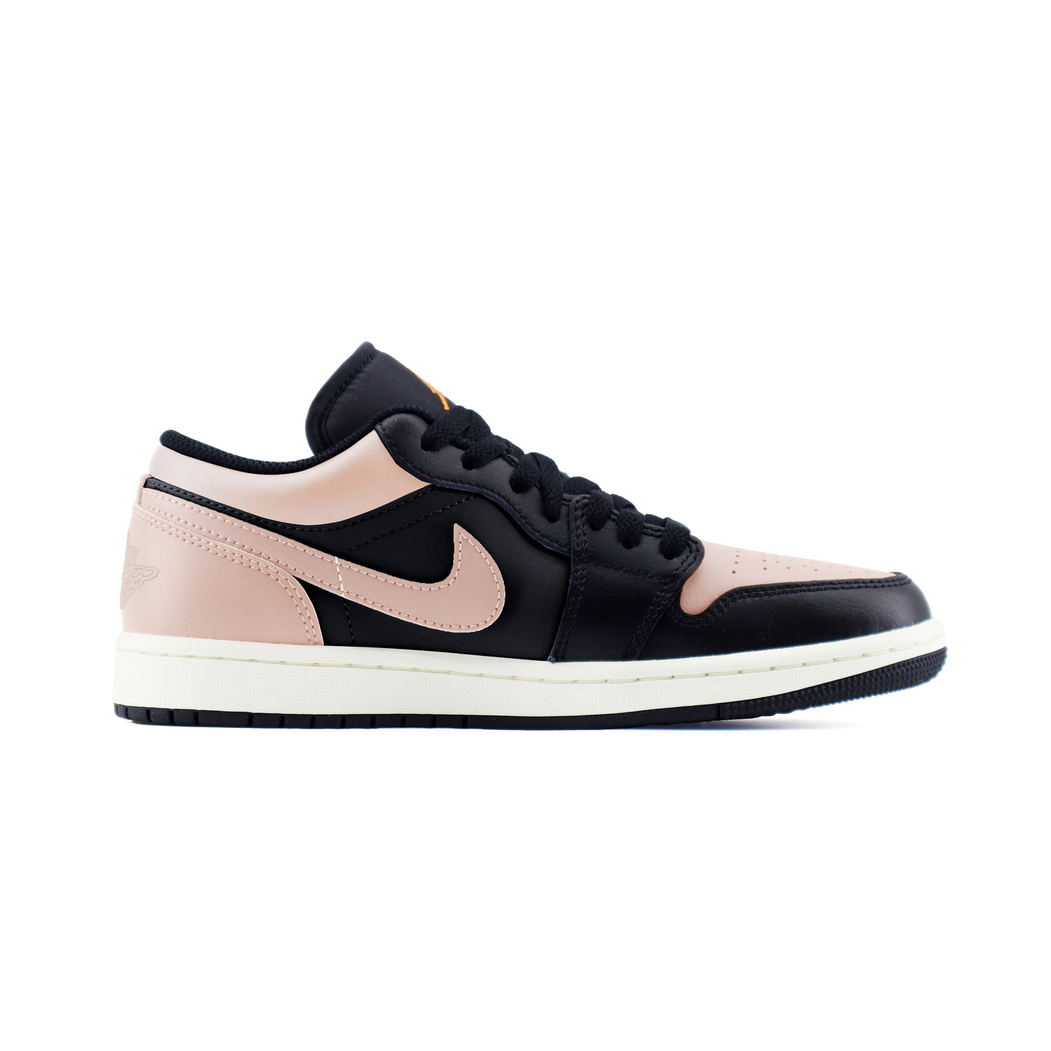 Jordan Air 1 LOW устойчивые к истиранию нескользящие низкие детские баскетбольные кроссовки Black для подростков — фото 3