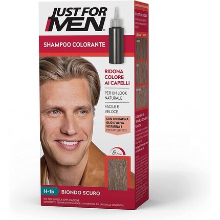 

Шампунь для темных блондинок H15 27,5 мл, Just For Men