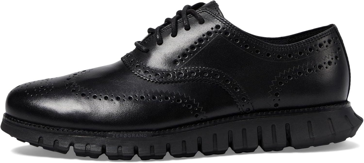 Мужские кроссовки Cole Haan Zerogrand Remastered Wing Tip Oxford, черный — фото 4