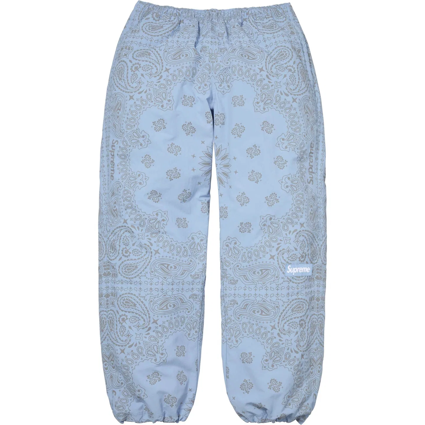 Штаны спортивные вязаные Supreme синие
