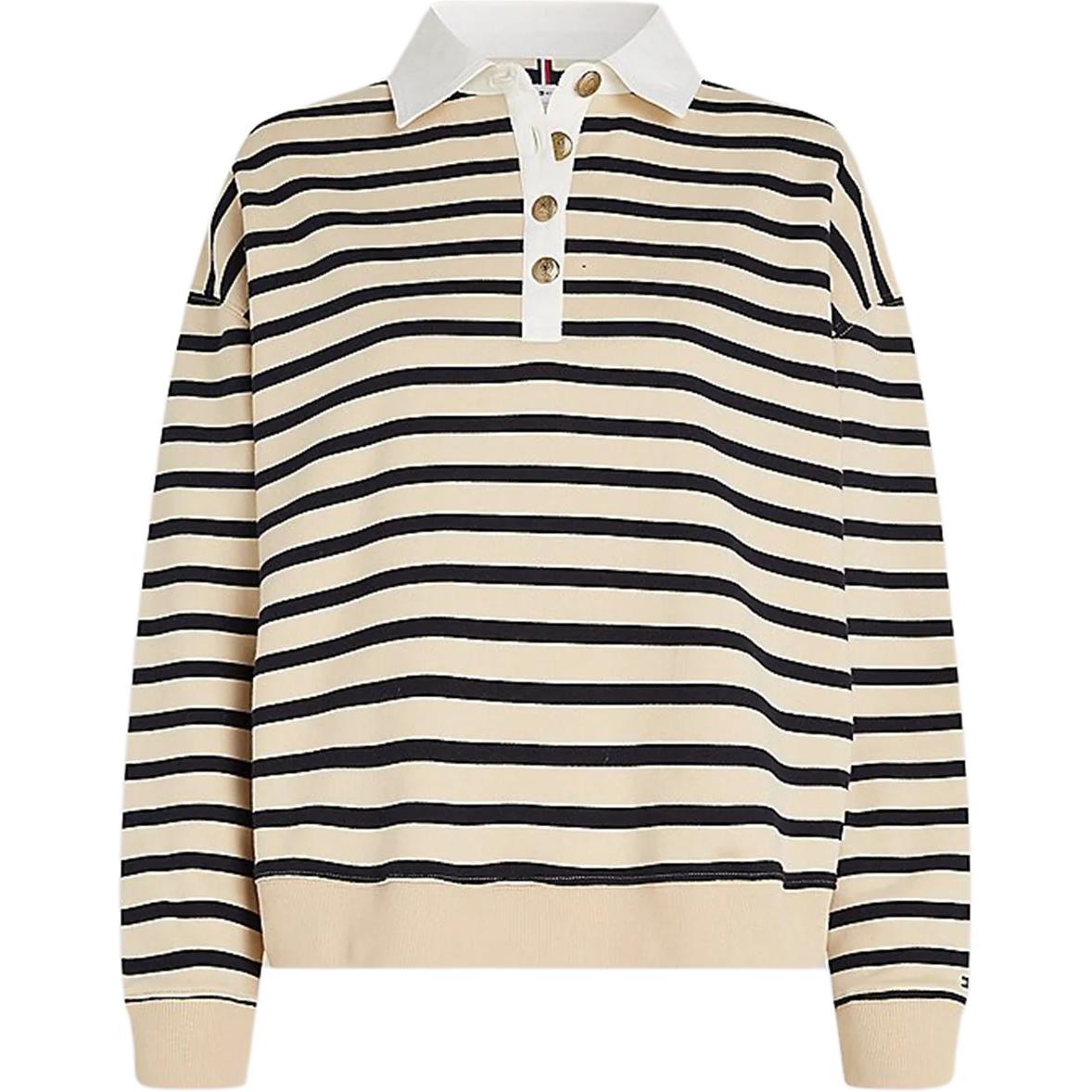 

Tommy Hilfiger Футболка-поло женская black yellow