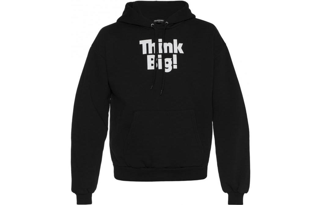 

Толстовка мужская Balenciaga Think Big, черный