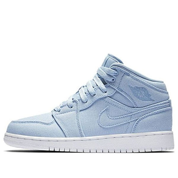 

Кроссовки 1 средние Air Jordan, голубой