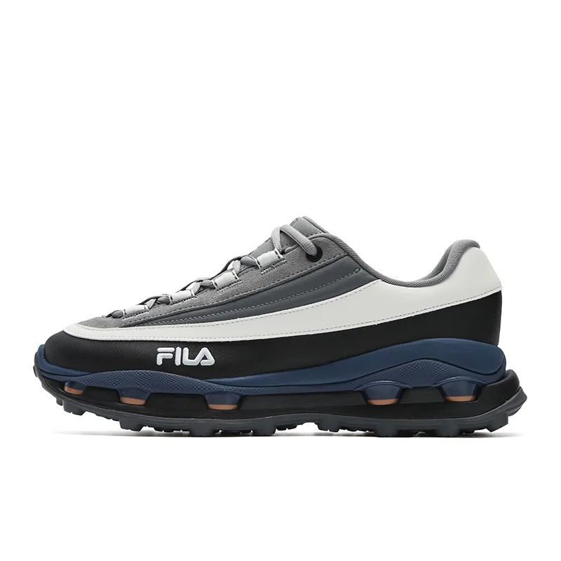 Кроссовки мужские низкие повседневные KM 2S Cushioning, Wear Resistant FILA, Wild Dove Gray/Black