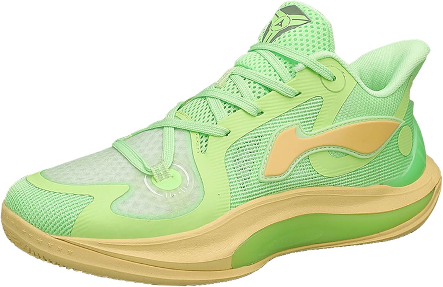 

Мужские баскетбольные кроссовки Легкие дышащие кроссовки с антискользящей подошвой для бега и ходьбы Женские баскетбольные кроссовки Vtiao, зеленый