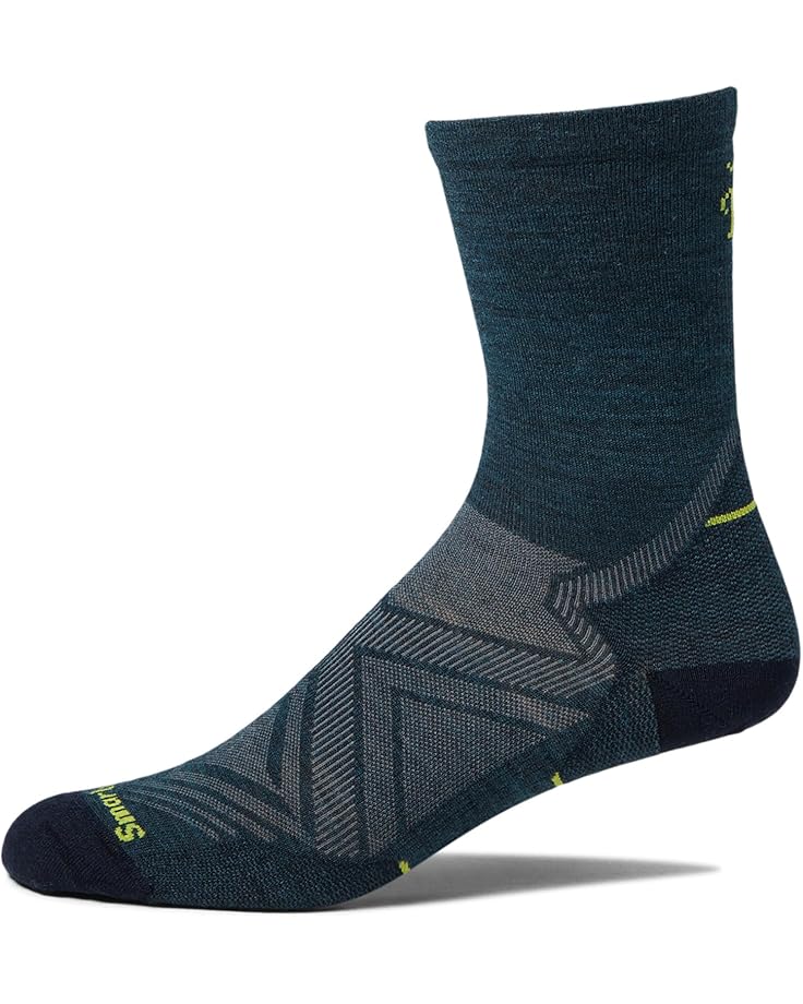 

Носки Smartwool Run Zero Cushion Mid Crew, цвет Twilight Blue