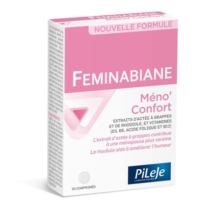 

Feminabiane Meno' Comfort для облегчения симптомов менопаузы, 30 таблеток, Pileje
