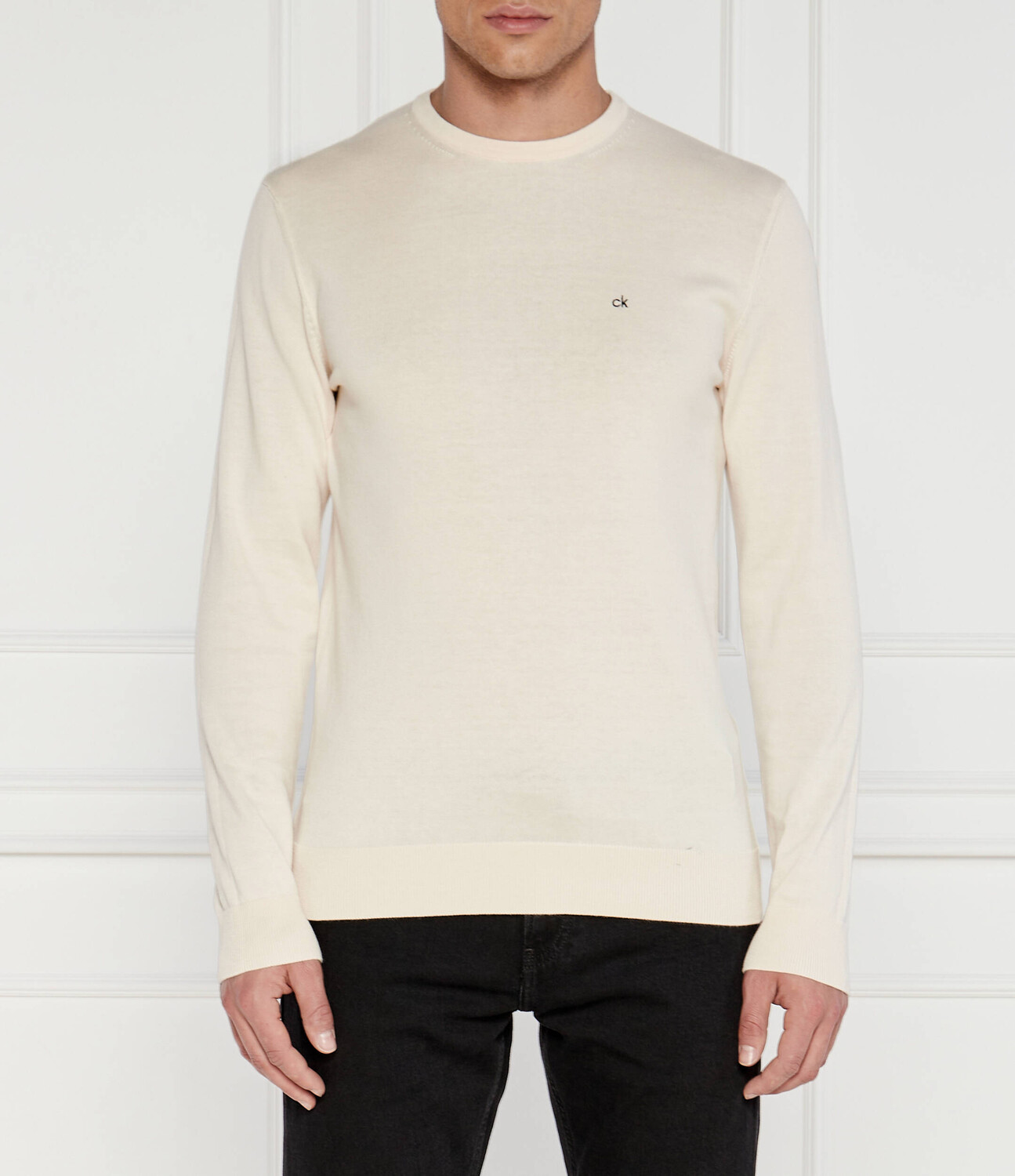 

Свитер Calvin Klein Classic fit, экрю
