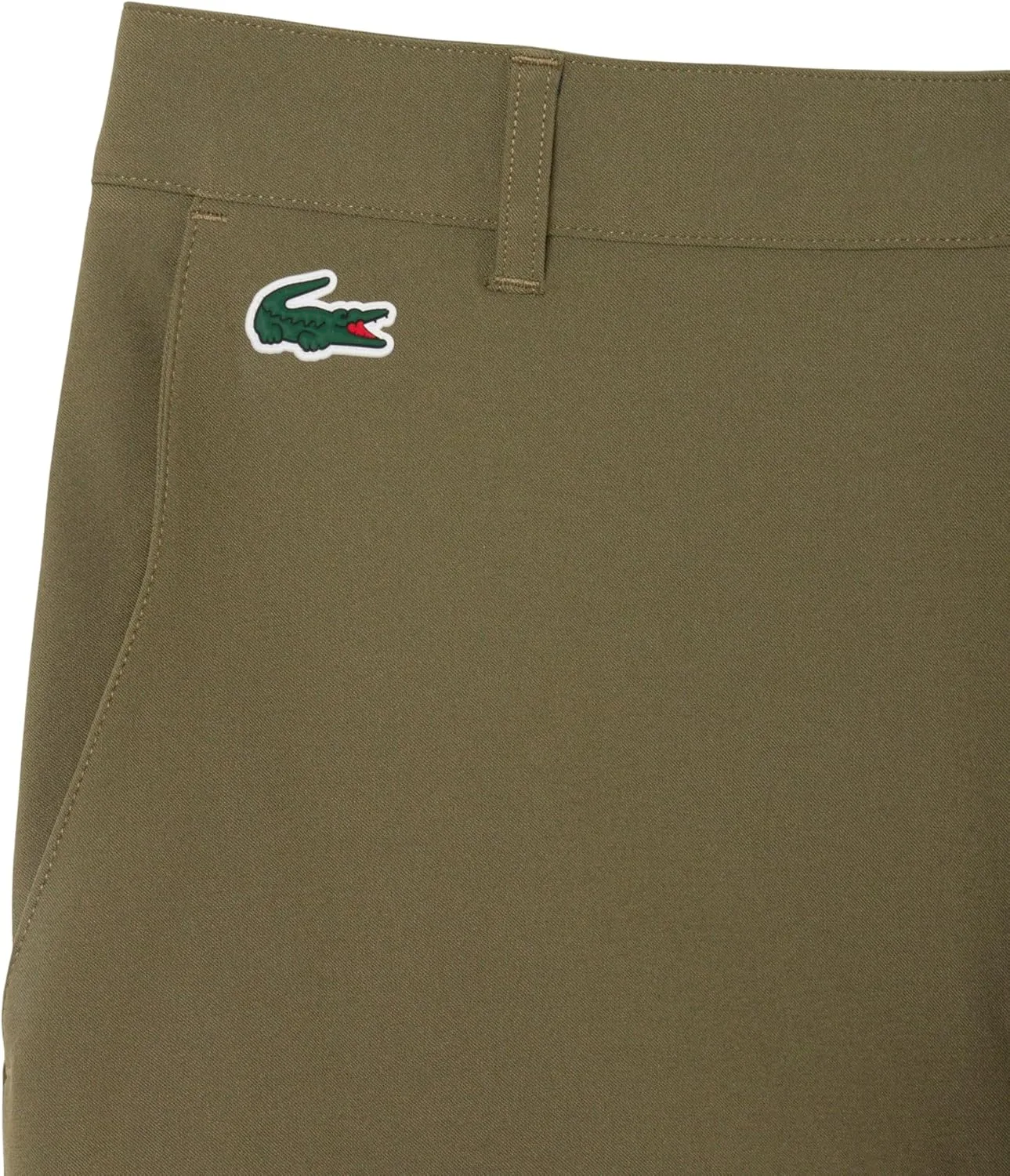 Шорты для гольфа Lacoste Men's Ultra Dry, оливковый — фото 2