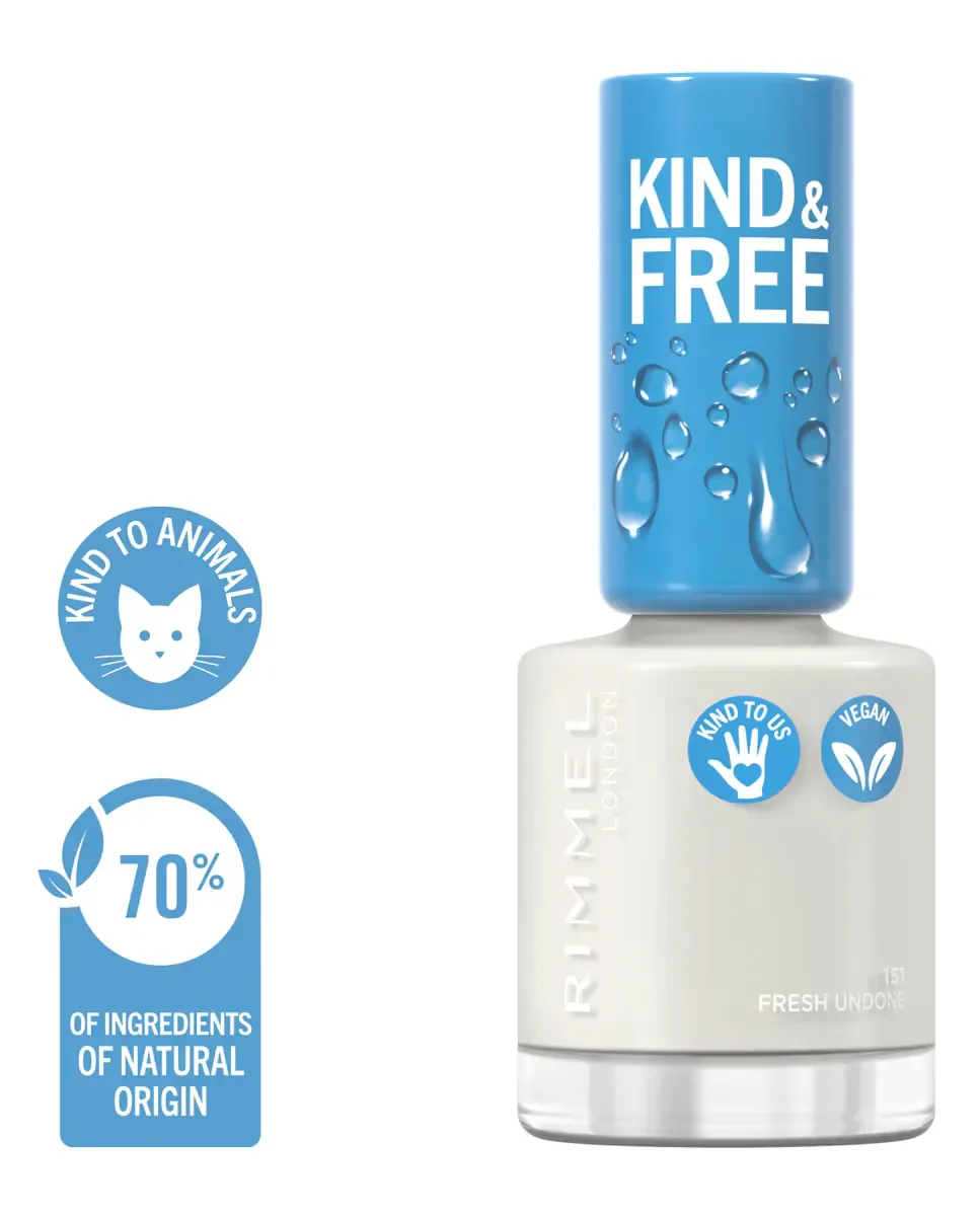Лак для ногтей Kind & Free Rimmel, 151 Fresh Undone — фото 3