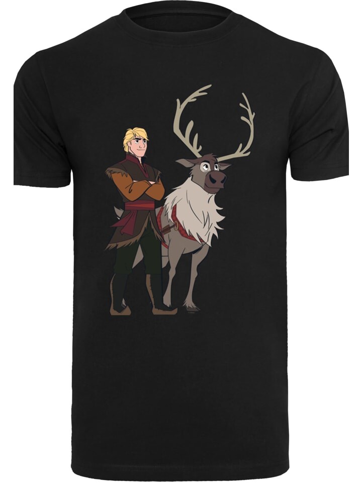

Футболка F4NT4STIC Disney Frozen 2 Sven And Kristoff, черный