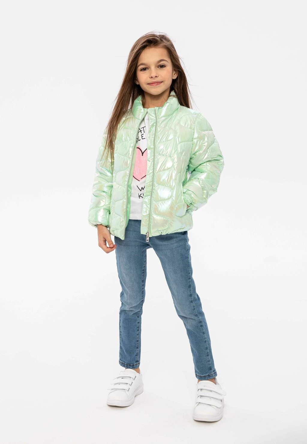 

Куртка демисезонная SHINY PUFFER MINOTI, цвет mint