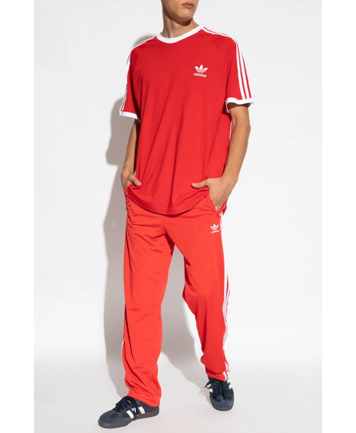 Спортивные штаны с логотипом Adidas Originals, красный — фото 2